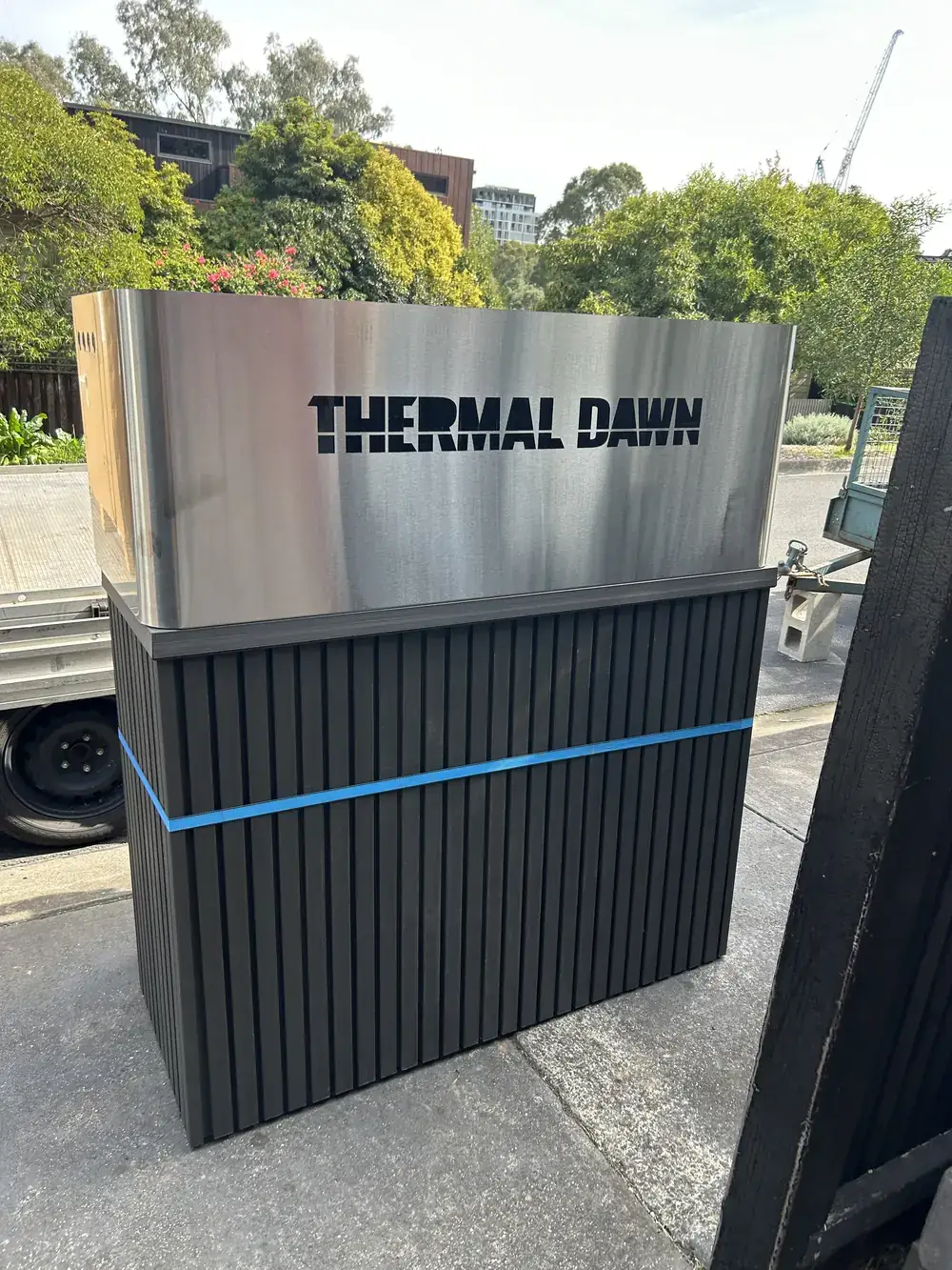 The Australian-made Thermal Dawn thermal store installed at a Melbourne home
